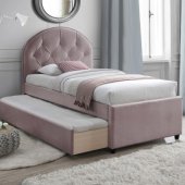 LARA with Mattress HARMONY UNO 90x200cm Mauve Rose