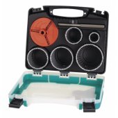 Wolfcraft 33-83 mm hole saw set - with carbide s-blade