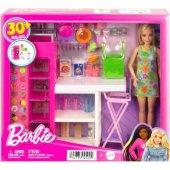 Barbie Ultimate Pantry & Doll Playset with 30+ Food