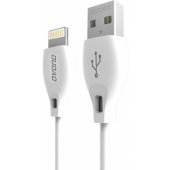 L4L USB to Lightning data charging cable 2.4A 1m White
