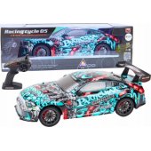 Large Remote Controlled RC Sports Car 1:8 Lights Sounds Graffiti