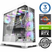 Ryzen 5 7500F 16GB 1TB SSD+2TB RTX5050 8GB no-OS White