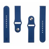 22mm Dark Blue 614 Silicone Band