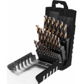 Graphite metal HSS cylindrical drill bit 1.0-13.0 mmmm set (55H090)