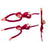 Plush Monkey Mascot with Sound, Red 80 cm