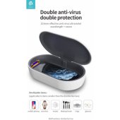 Wireless Charging Disinfection Box White