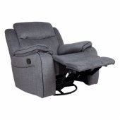 Recliner armchair GENTRY with manual mechanism, grey