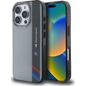 "Motosport IML Vertical Stripe Case iPhone 16 Plus" Grey