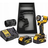 "DEWALT 1/ 2"" 18V 406Nm 2x5.0AH IMPACT WRENCH WITH STAMPING FOR TROLLE