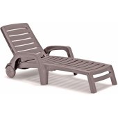 Riva 190x70x46cm Taupe