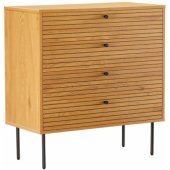 LINE 80x40xH85cm Melamine with Oak Bark