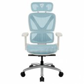 XTC Ergonomic Office Chair white/ blue