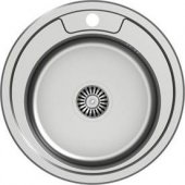 Steiner HUGO 210 Steinsteel linen sink with 1-bowl siphon b/ o