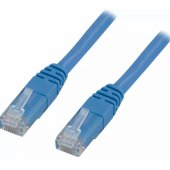 Patch cable U/ UTP Cat6 LSZH 250MHz 1m blue
