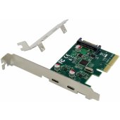 EMRICK13G 2-Port USB 3.2 Gen 2 Type-C PCIe Card