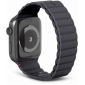 Silicone Magnetic Traction Strap Lite Apple Watch 44-49mm Charcoal