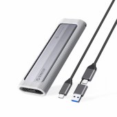 Disk Drive AXM2-G2 M.2 NVME USB-C 10Gb|s Grey