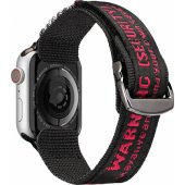 Strap (Outdoor Version) Apple Watch 42/ 44/ 45/ 49mm Black-Red