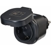 Wi-Fi Switch Socket Black