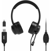 901605 headphones/ headset Wired Head-band USB Type-A Black