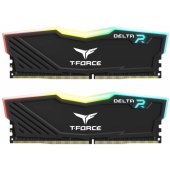 T-Force Delta RGB Black 2x8GB DDR4 3600MHZ DIMM TF3D416G3600HC18JDC01