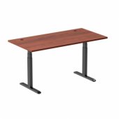 Adjustable Height Table Thor Black/ Brown L