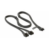 2VHPWR PCIe Adapter Cable (black, 0.75 meter)