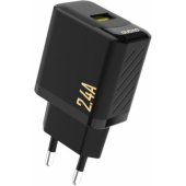 A23 2.4A USB-A Black