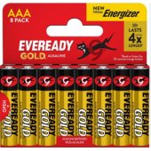 Eveready Gold AAA 8pcs