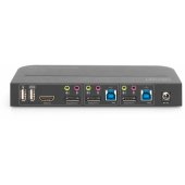 KVM switch 2-port 4K 60Hz Black