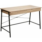 Desk HANNES 120x60xH76cm, rustic melamine