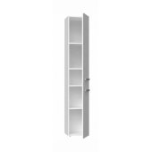 Topeshop Szafka łazienkowa NEL II 31x30xH174 biel połysk