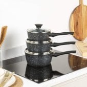 BW11460BRMFO Megastone Thermo Collar 3-Piece Saucepan