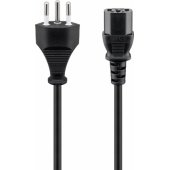 93617 Switzerland power supply cord (type J SEV 1011) to C13 2m Black