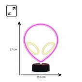 SNL86PK Style Neon Lights UFO Pink