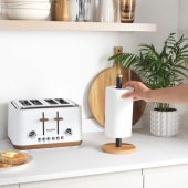 BW135651EU7 Toronto Kitchen Roll Holder, Black