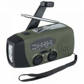 Emergency radio Solar-Dynamo Green