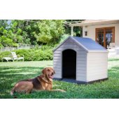 Suņa būda Dog House 95x99x99cm pelēka