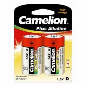 Plus Alkaline D size (LR20), 2-pack