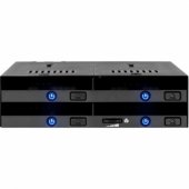 flexiDOCK 4x5.25" SAS/ SATA MB014SP-B R1 black