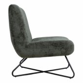 Slipper chair FARICA moss green