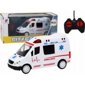 Remotely Controlled Ambulance RC Ambulance Lights Sounds White