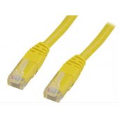 Patch cable U/ UTP Cat6 250MHz Delta certified LSZH 0.3m yellow
