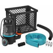 GARDENA High Water Set 9000, Submersible / Pressure Pump (black/ turquo