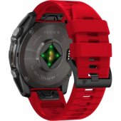 Silicone Line Garmin Fenix 5X/ 5X Plus/ 6X/ 6X Pro/ 7X/ 8 (51mm) Red