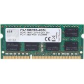 Standard 4GB DDR3 1600MHz SO-DIMM F3-1600C9S-4GSL