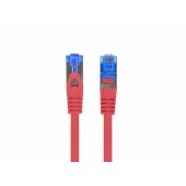 Patchcord S/ FTP Cat.6A LSZH CCA 0.5m red