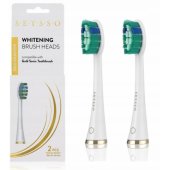 Brush Head Gold White Whitening 2pcs