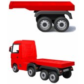 HL358 Mercedes Actros Red vehicle semi-trailer