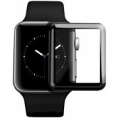 "Ceramic glass 9D full with frame Apple Watch 1/ 2/ 3 42 mm" Black